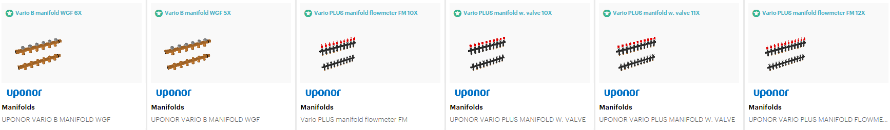 manifolds-uponor